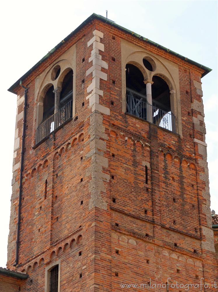 Milan (Italy) - Bell tower of the Basilica of San Simpliciano